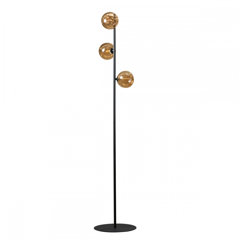 Торшер TK Lighting ESTERA 5718 3 x G9 черный/янтарь 5718