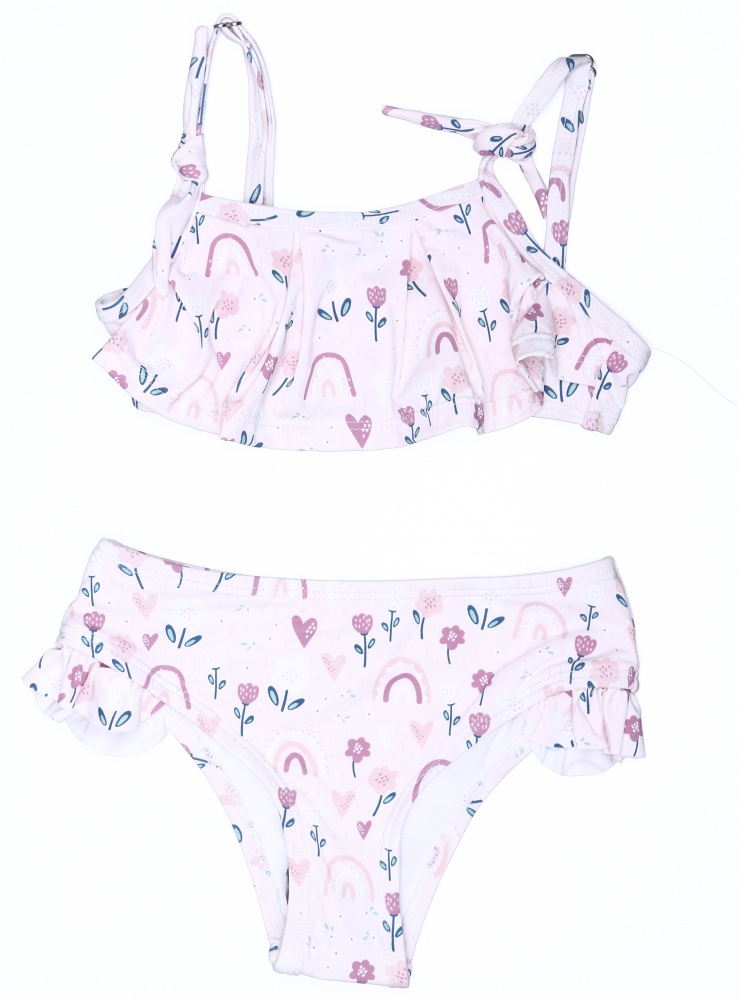 Купальник Shantou Цветы р.110-116 светло-розовый