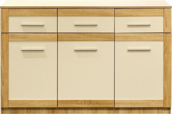 Комод Мебель-Сервіс Симфонія дуб самоа/білийдуб самоа 