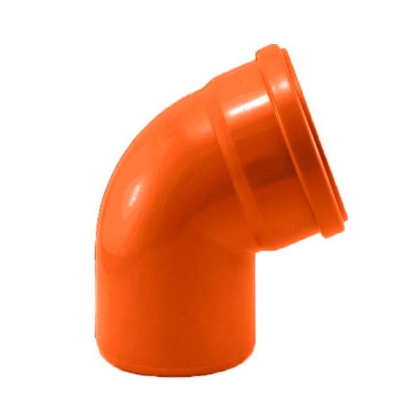 Колено канализационное PolyPlastic 110 мм 67° внешнее