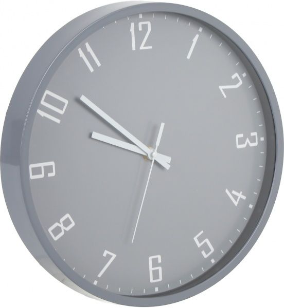 Часы настенные Watch 30.5 см серый