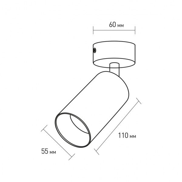Спот Eurolamp 1x50 Вт GU10 золотий LH1-LED-GU10(golden) 