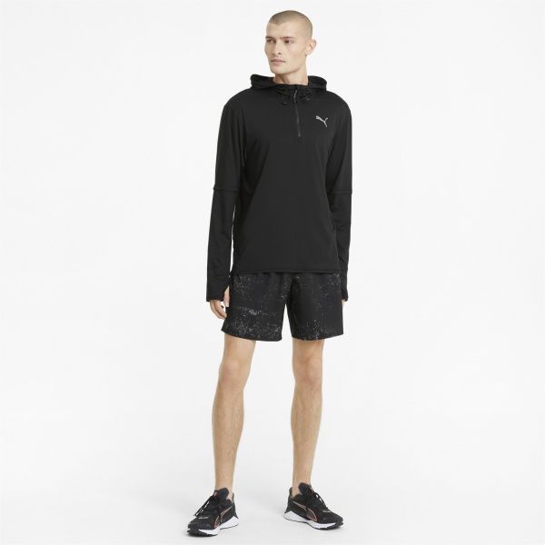 Джемпер Puma RUN HOODED MIDLAYER 52019901 р. S черный