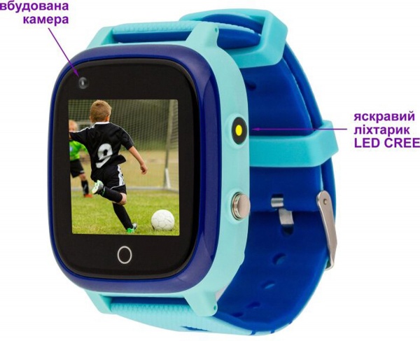 Смарт-часы AmiGo GO005 4G WIFI Thermometer blue
