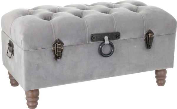 Скриня-пуф Shic S світло-сірий 71,5х37х36,5 см 