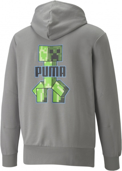Джемпер Puma x MINECRAFT Hoodie 53437676 р. M серый