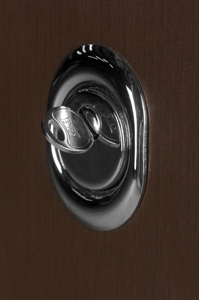 Дверь входная Булат Термо House-705 стеклопакет венге темный 2050x950 мм левая