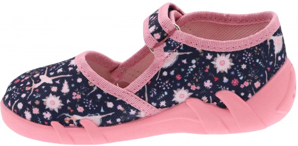 Капці дитячі RenBut Квітка р.23 темно-синій 13-105_P-1443-23 