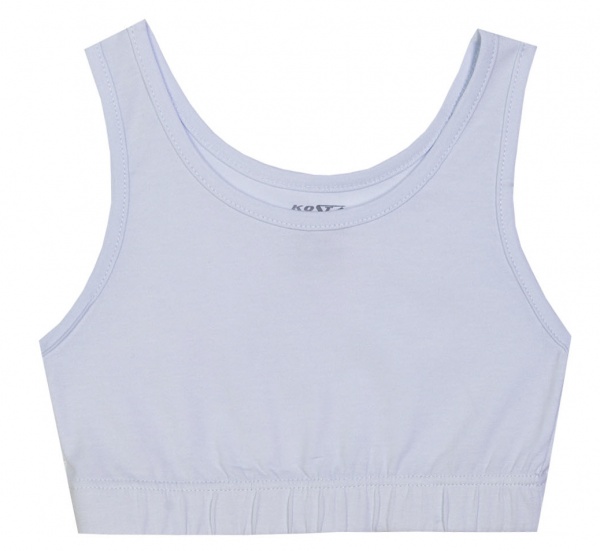 Майка для дівчаток KOSTA р.146–152 білий хром 