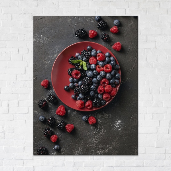 Постер Wild Berries 45x60 см Brushme 