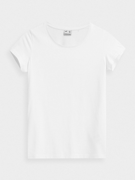 Футболка 4F TSHIRT F0907 4FAW23TTSHF0907-10S р.XS білий