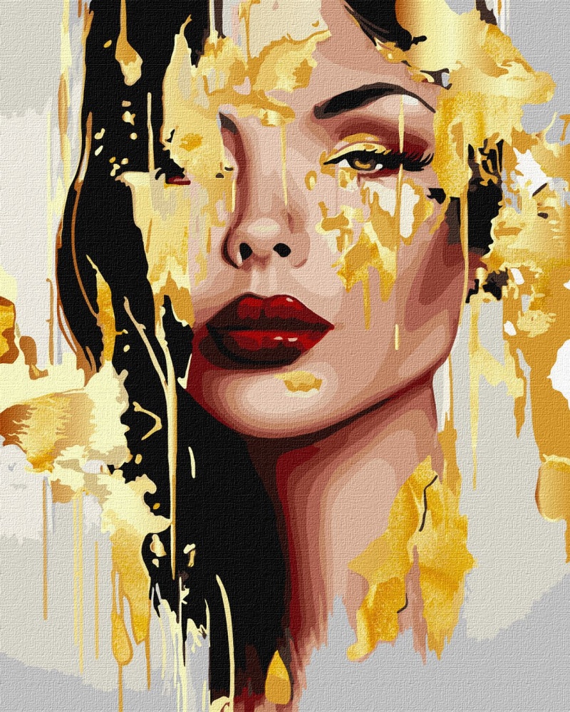 Картина за номерами Неземна краса з фарбами металік extra 40х50 см Ідейка