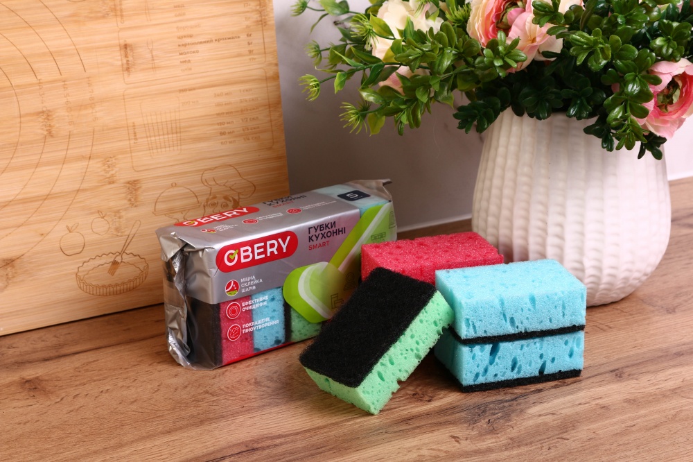 Губка для кухни OBERY SMART 5 шт.