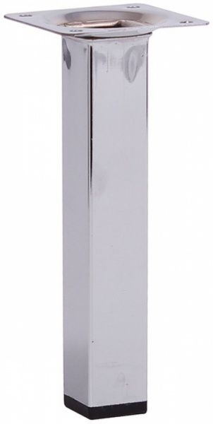 Мебельная ножка Larvij L61S20CH25 квадратна 25х25х150 мм хромована 