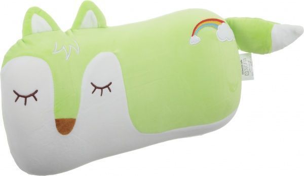 Подушка дорожня Лис 43х22 см салатова  — фото 1