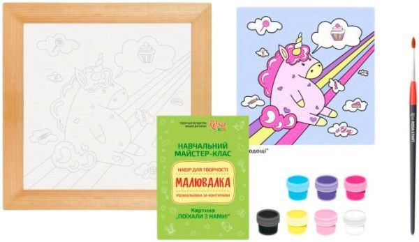 Набор раскраска по контурам Сладости Rosa Kids 