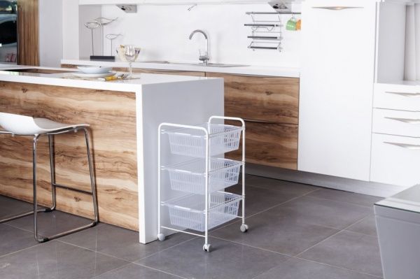 Этажерка пластиковая MG 009 3 яруса 710x450x330 мм