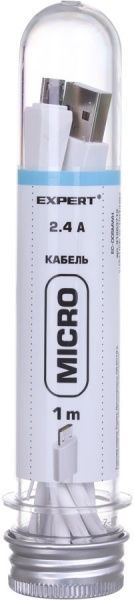Кабель Expert Power USB – microUSB 1 м белый (EC-D05MWH) EC-D05MWH