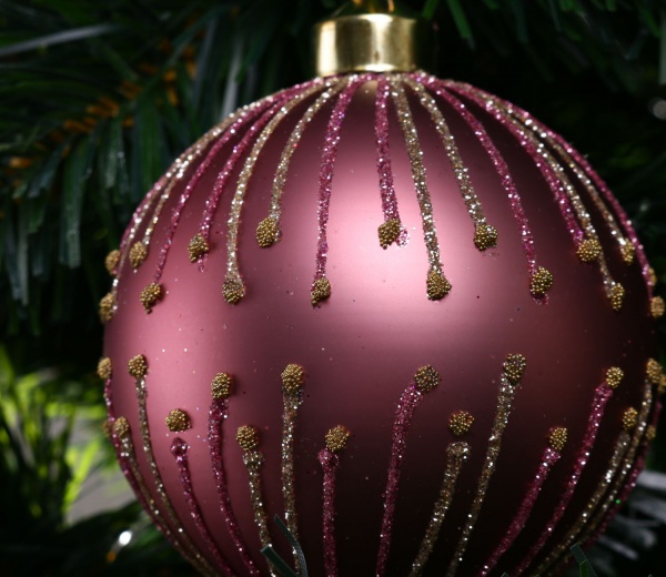 Шар новогодний 8 мм в ассортименте ABT620040