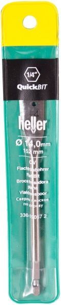 Сверло по дереву перовое Heller 14x152 мм 19057