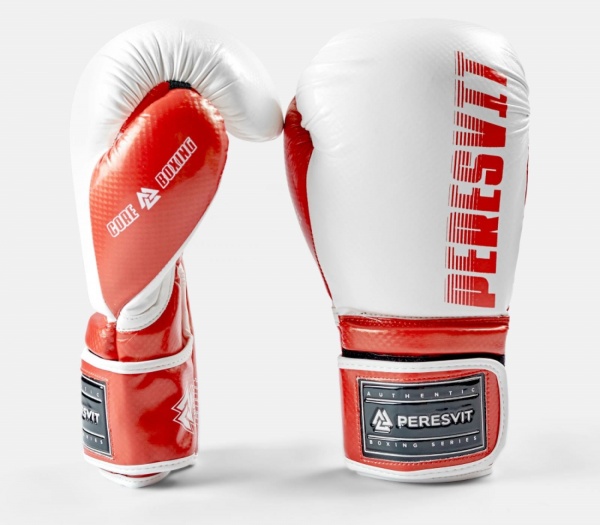 Боксерские перчатки Peresvit 501271-551 р. 10 Core Boxing Gloves белый с красным