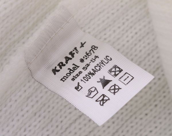 Шапочка детская для девочки Kraft+ 7501 р.52-54 белый 