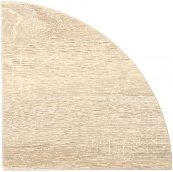 Полка ДСП угловая радиусная 300x300 мм дуб сонома 