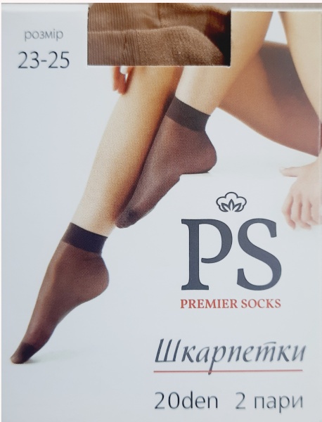 Носки женские Premier Socks р. 23-25 20 den бежевый 