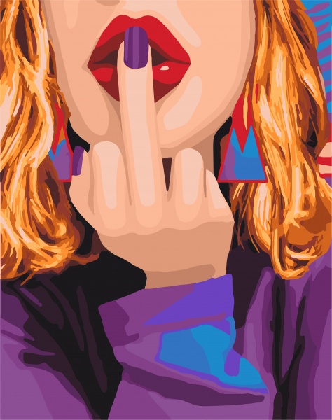 Картина за номерами Моя відповідь - НІ 10321-AC 40х50 см ArtCraft 