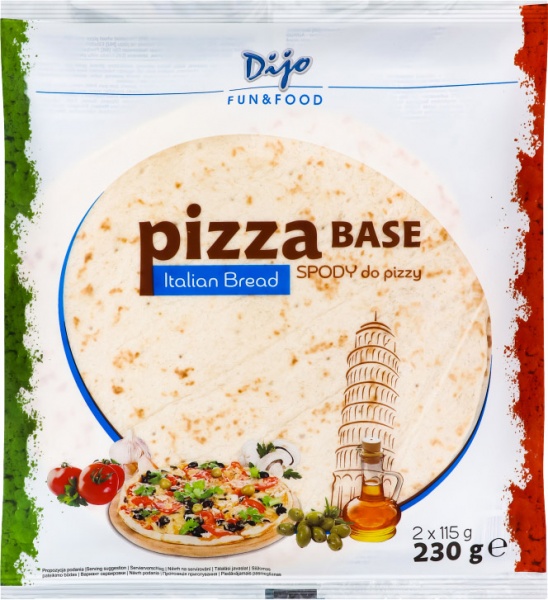 DIJO заготовка пшенична для піци 230 г 30 шт/ящ