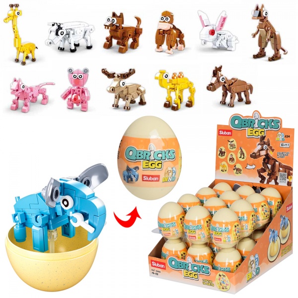 Конструктор Sluban Qbricks Egg M38-B0968