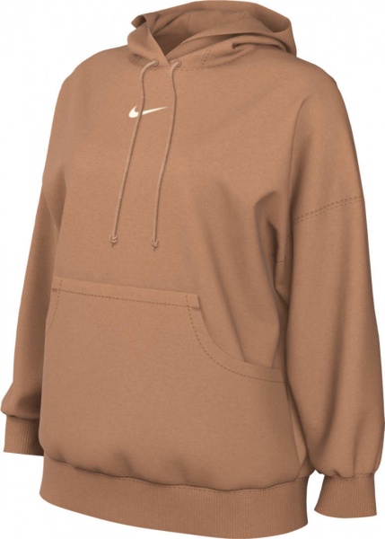 Джемпер Nike W NSW PHNX FLC OS PO HOODIE DQ5860-225 р.L коричневий