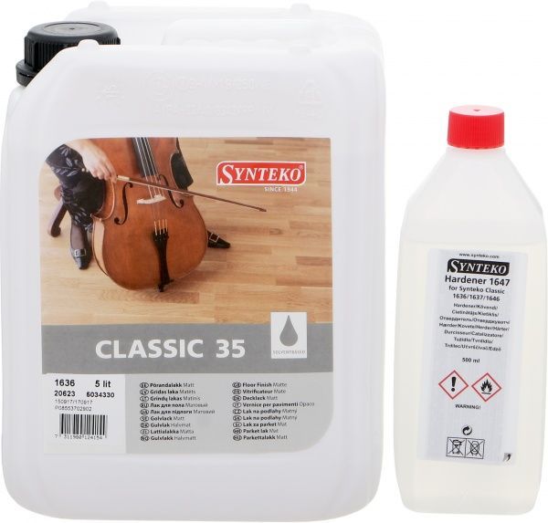 Лак паркетний CLASSIC 35 SYNTEKO мат 5 л