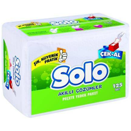 Салфетки Solo Pull up 125 шт
