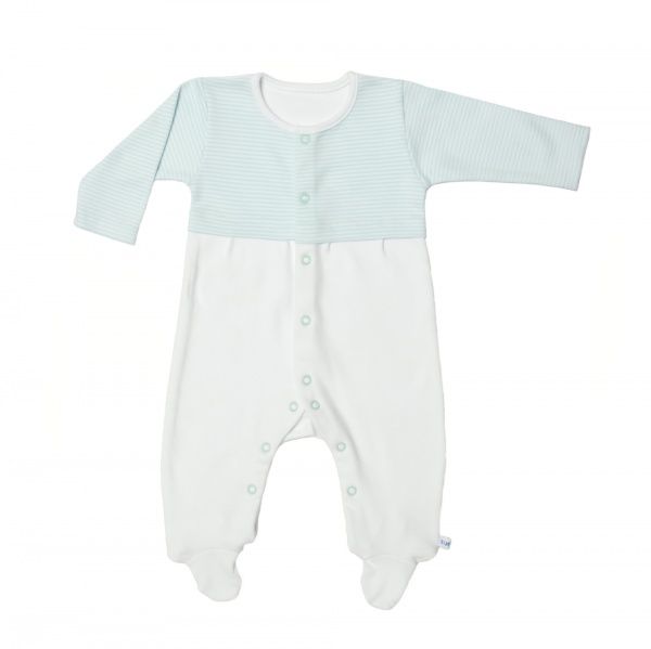 Человечек Lucky tots р.62 белый с голубым 1713.4 