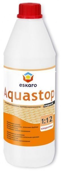 Ґрунтовка глибокопроникна Eskaro Aquastop Expert концентрат 0.5 л