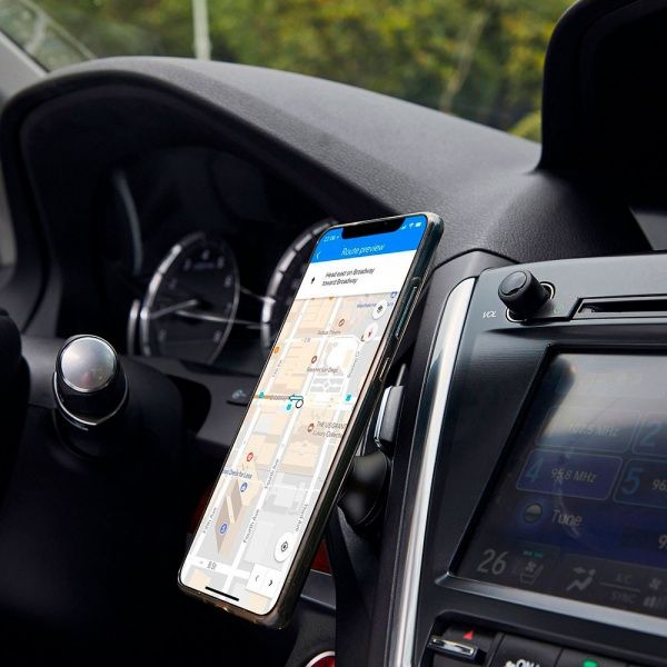 Автотримач для телефону магнітний ColorWay VENT-4 CW-CHM09-BK (4823108606945)