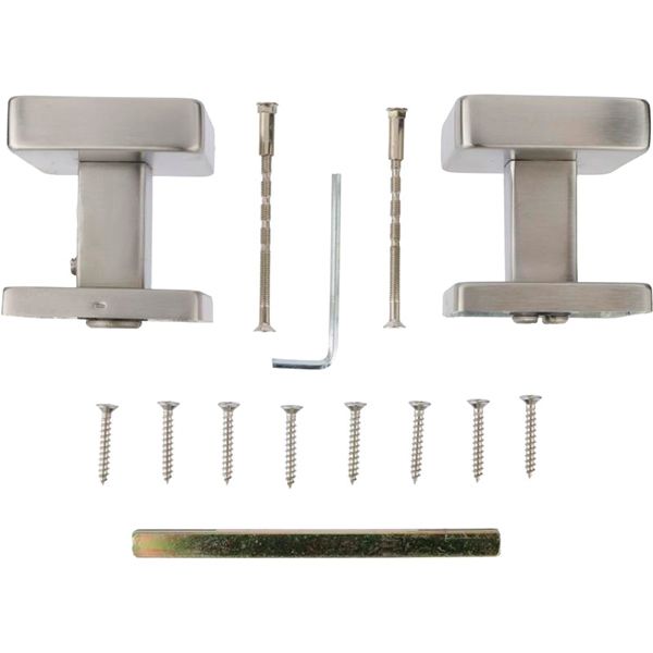 Ручка на розетке Comit Square нержавеющая сталь