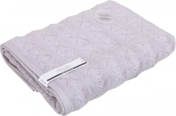 Полотенце махровое Vente 70x140 см серый Karna 