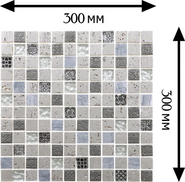 Плитка Intermatex Imperium Silver 30х30 