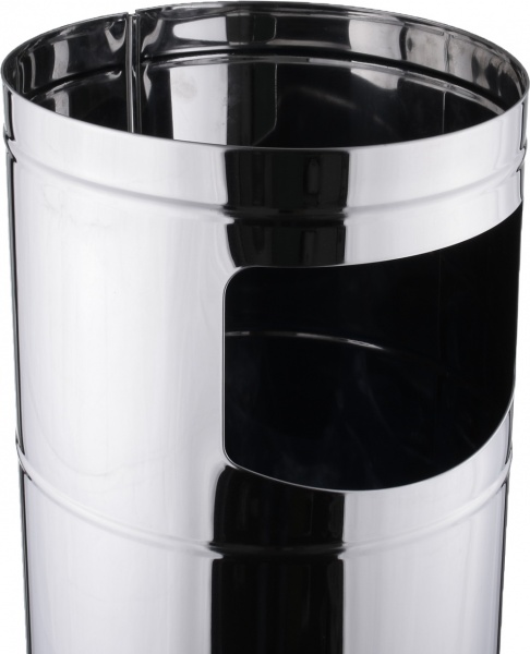 Урна-попільниця EFOR Metal срібний 64177