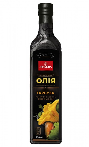 Масло тыквенных семян Akura 250 мл 