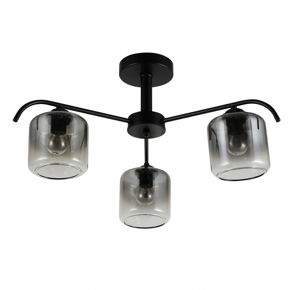 Люстра підвісна ARDERO Orlando 3xE27 античний чорний BL1930-1