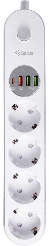 Сетевой фильтр Gelius G-Power Plus GP-PS-004 20W White