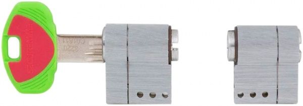 Цилиндр Securemme K64 3600UCS2727115 30x30 ключ-половинка 60 мм матовый никель