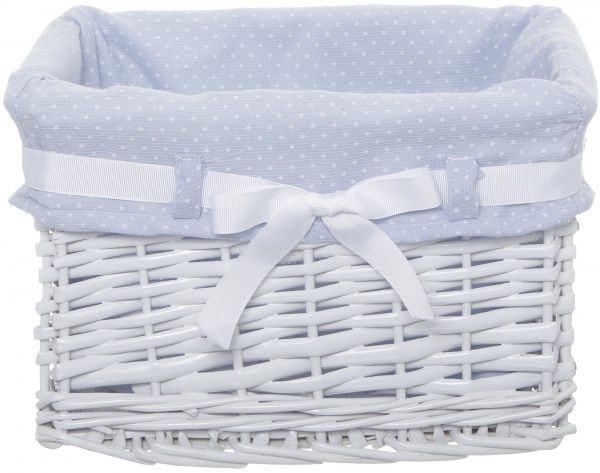 Кошик плетений з текстилем 31x22x20 см HQ13-4TK-4 