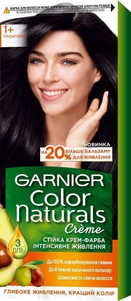 Краска Color Naturals Color Naturals 1+ ультрачерный 110 мл