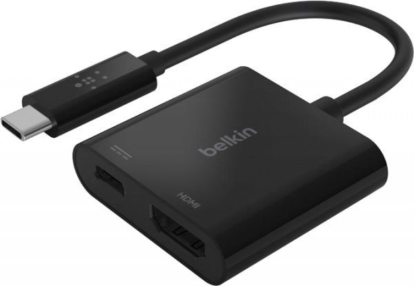 Адаптер Belkin USB Type-C – HDMI чорний (AVC002BTBK) USB-C - HDMI 60W PD, black 