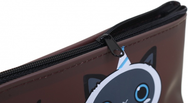 Пенал школьный Кот-космонавт Nota Bene коричневый