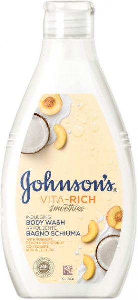 Гель для душа Johnson's с йогуртом, кокосом и экстрактом персика 750 мл
